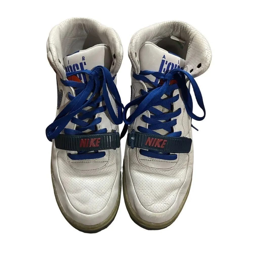 Nike Air Force 1 Mid Supreme Max Air‎ CB 2007 RARE Vintage sz 13 white red blue